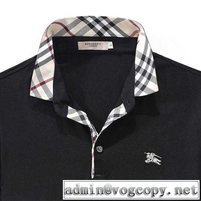 Tシャツ/ティーシャツ 上品な涼やかさある印象に バーバリー夏らしい品格が漂う BURBERRY  多色可選 爽やかすぎない大人の印象に