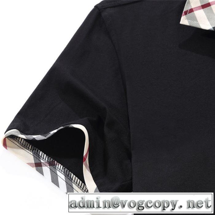 Tシャツ/ティーシャツ 上品な涼やかさある印象に バーバリー夏らしい品格が漂う BURBERRY  多色可選 爽やかすぎない大人の印象に