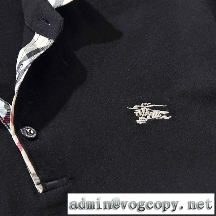 Tシャツ/ティーシャツ 上品な涼やかさある印象に バーバリー夏らしい品格が漂う BURBERRY  多色可選 爽やかすぎない大人の印象に