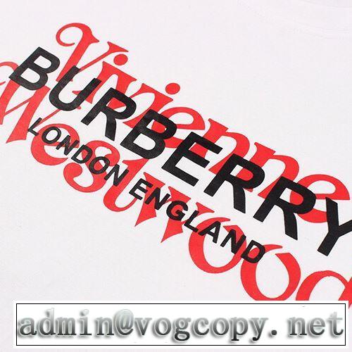 2色可選 大胆にデザインオシャレ新品バーバリー BURBERRYきれいめ派に上質 Tシャツ/ティーシャツ  春夏の流行り2019新品
