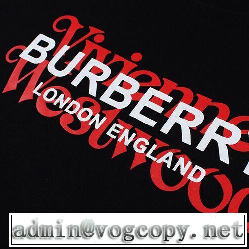 2色可選 大胆にデザインオシャレ新品バーバリー BURBERRYきれいめ派に上質 Tシャツ/ティーシャツ  春夏の流行り2019新品