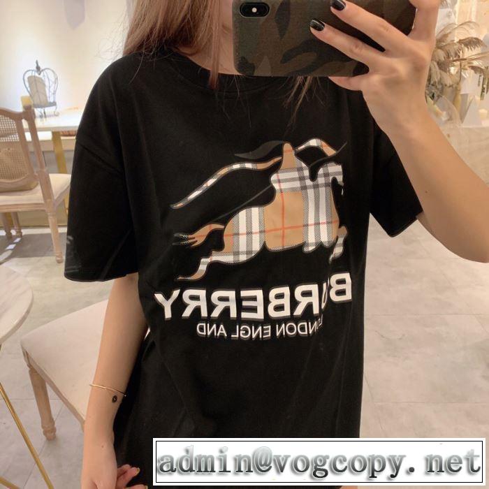 Tシャツ/ティーシャツ 春夏の流行り2019新品 バーバリー BURBERRY  特に注目したい2色可選 季節感をプラス人気商品 