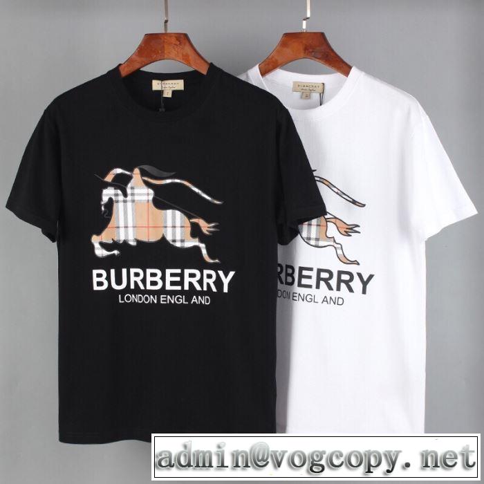 Tシャツ/ティーシャツ 春夏の流行り2019新品 バーバリー BURBERRY  特に注目したい2色可選 季節感をプラス人気商品