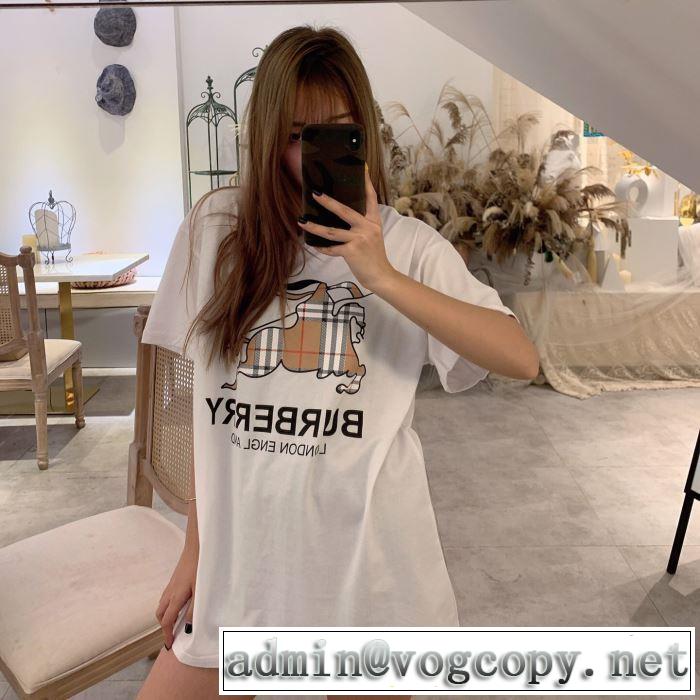 Tシャツ/ティーシャツ 春夏の流行り2019新品 バーバリー BURBERRY  特に注目したい2色可選 季節感をプラス人気商品