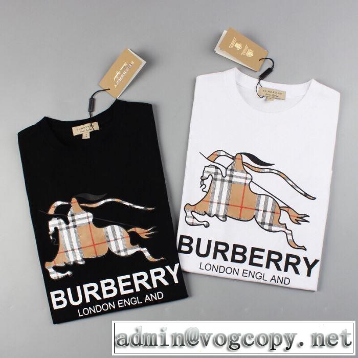 Tシャツ/ティーシャツ 春夏の流行り2019新品 バーバリー BURBERRY  特に注目したい2色可選 季節感をプラス人気商品