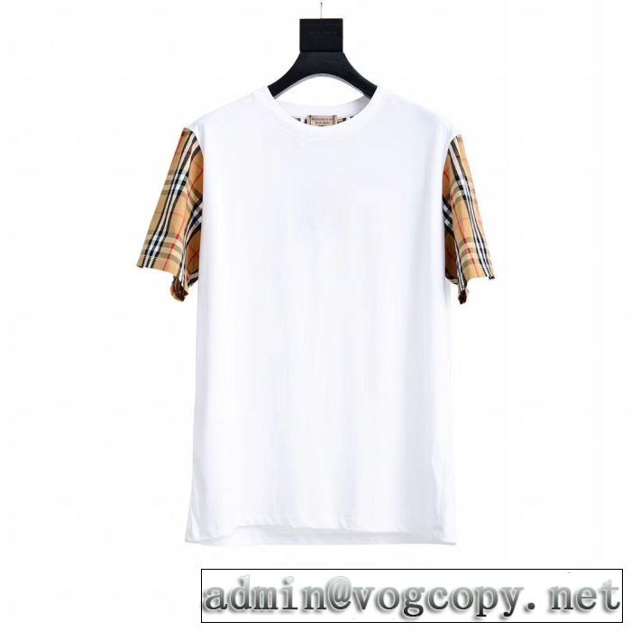 バーバリー 今から夏まで活躍する BURBERRY 2019春夏も引き続きトレンドTシャツ/ティーシャツ 2色可選 大人のこなれた着こなし