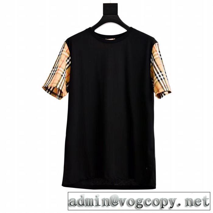 バーバリー 今から夏まで活躍する BURBERRY 2019春夏も引き続きトレンドTシャツ/ティーシャツ 2色可選 大人のこなれた着こなし