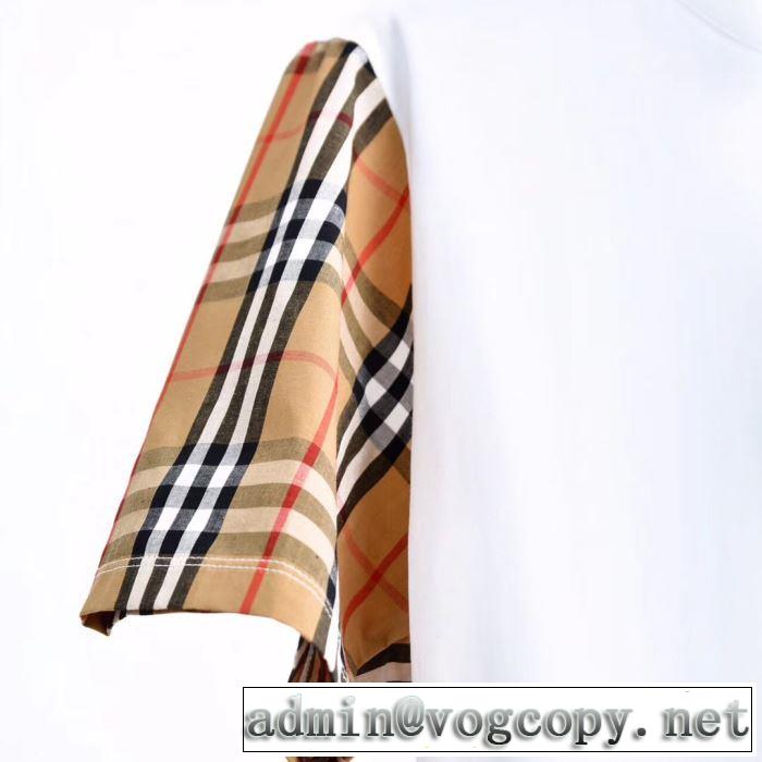 バーバリー 今から夏まで活躍する BURBERRY 2019春夏も引き続きトレンドTシャツ/ティーシャツ 2色可選 大人のこなれた着こなし