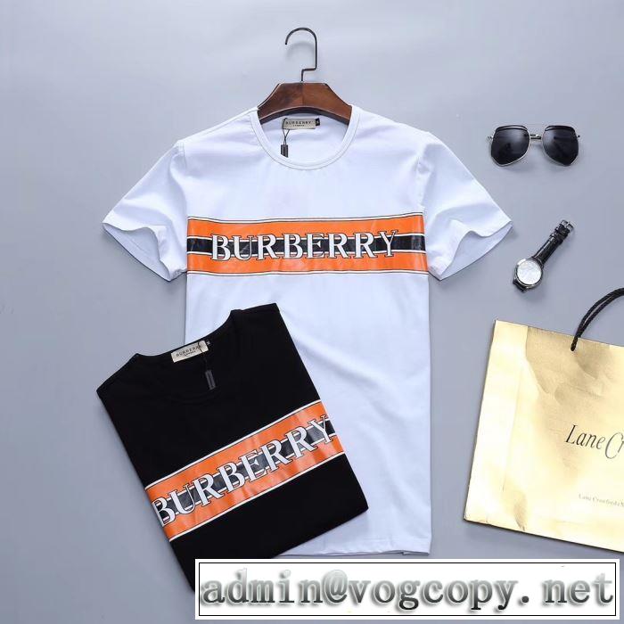 《2019年》今、注目のストリート バーバリー BURBERRY Tシャツ/ティーシャツ 2色可選 素敵なスタイルで夏の定番