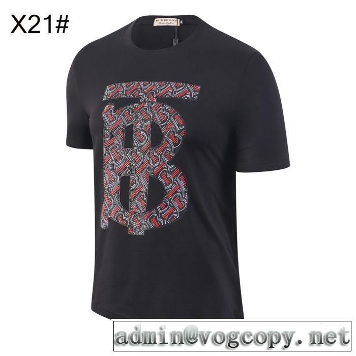 3色可選 最も目立ったブランド新品 バーバリー BURBERRY 2019夏色っぽさ Tシャツ/ティーシャツ オシャレアイテム