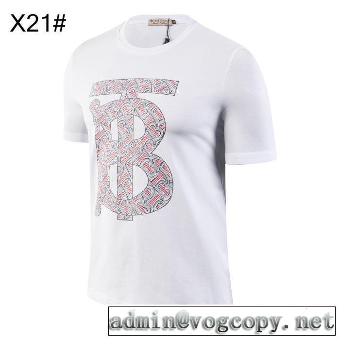 3色可選 最も目立ったブランド新品 バーバリー BURBERRY 2019夏色っぽさ Tシャツ/ティーシャツ オシャレアイテム