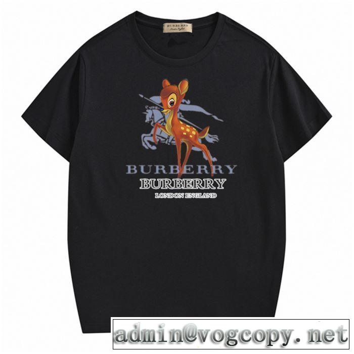 2019即旬な装いに バーバリー BURBERRY Tシャツ/ティーシャツ クラシカルな雰囲気多色可選 クールな印象を引き立て
