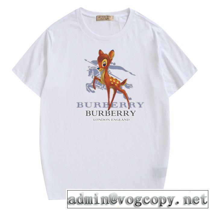 2019即旬な装いに バーバリー BURBERRY Tシャツ/ティーシャツ クラシカルな雰囲気多色可選 クールな印象を引き立て