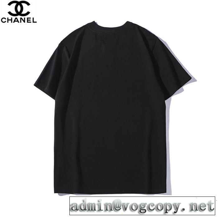 スタイルアップ上品 CH CH 半袖Tシャツ 2色可選 2019年の春夏に着たい