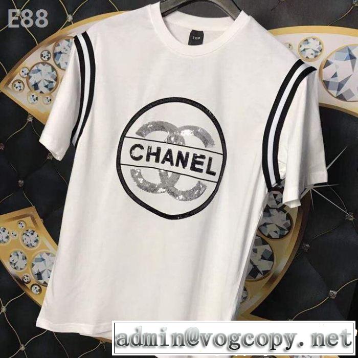 完売目前 CH CH 超おしゃれ大人気  Tシャツ/ティーシャツ 2色可選 大人かっこいい