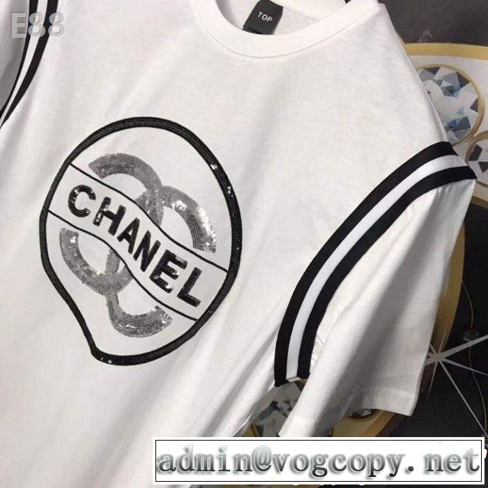 完売目前 CH CH 超おしゃれ大人気  Tシャツ/ティーシャツ 2色可選 大人かっこいい