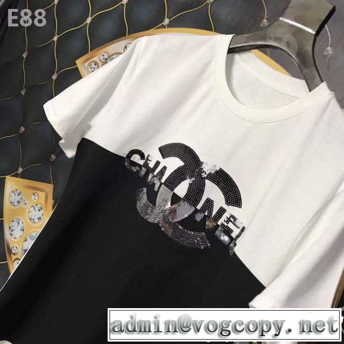 CH CH 大人着用可  Tシャツ/ティーシャツ 期間限定VIPセール 2色可選 2019年の春夏に着たい