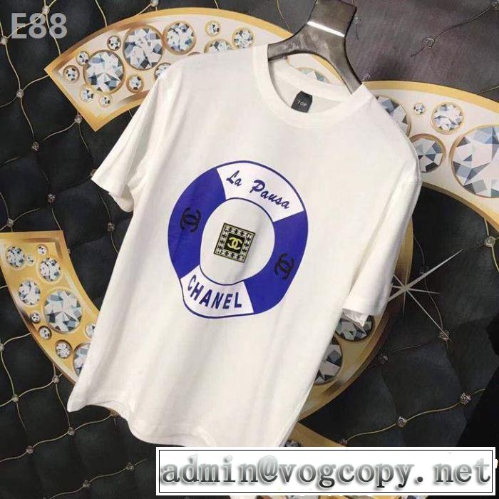 Tシャツ/ティーシャツ 大人っぽく仕上げ CH CH カジュアルさ 2色可選 透け感優しい