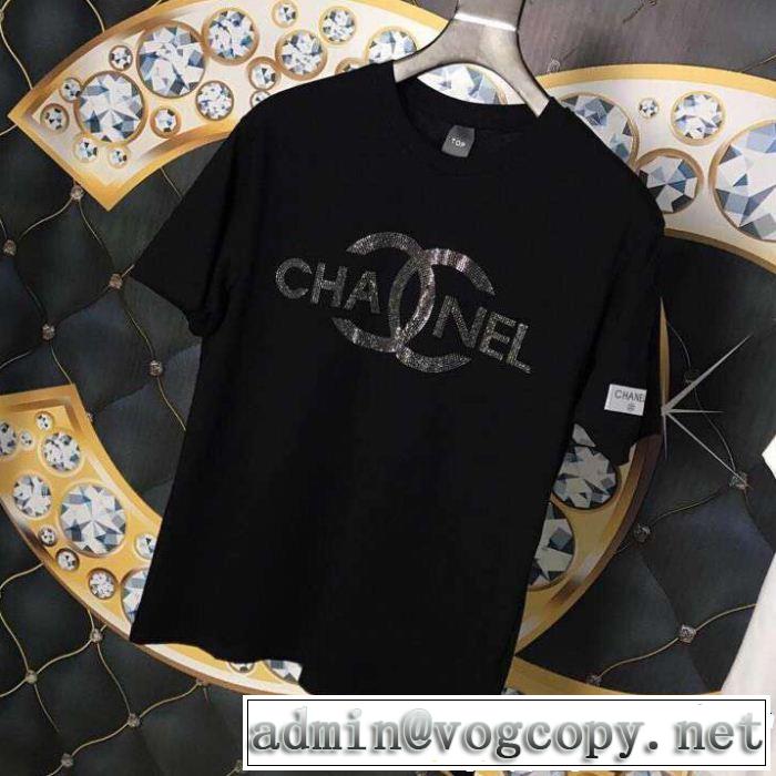 Tシャツ/ティーシャツ 2色可選  爽やかすぎない大人の印象にCH CH 好印象な上品スタイル