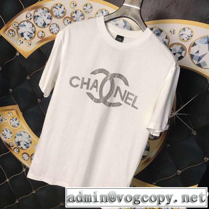 Tシャツ/ティーシャツ 2色可選  爽やかすぎない大人の印象にCH CH 好印象な上品スタイル