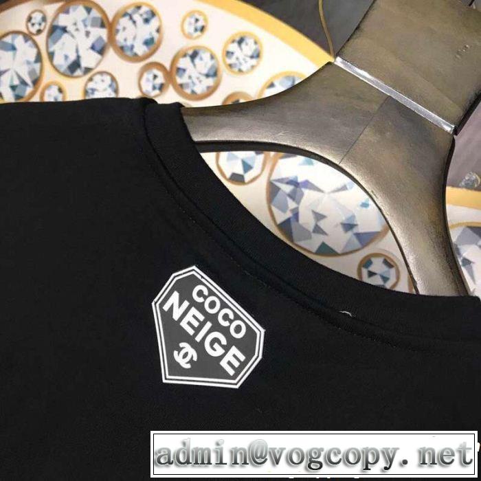 Tシャツ/ティーシャツ 2色可選  爽やかすぎない大人の印象にCH CH 好印象な上品スタイル