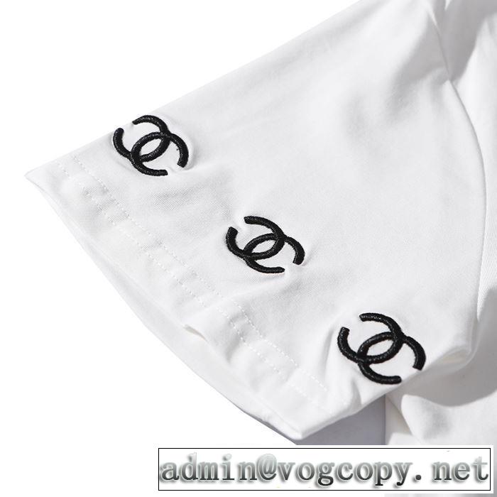 正規品保証19春夏 Tシャツ/半袖 お勧め使える未入荷ブランド 2色可選CH CH 入手超困難