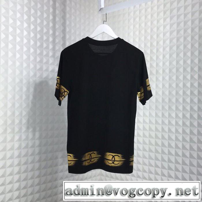 2色可選 夏の王道　適度な上品さ 2019夏色っぽさ CH CH おしゃれデザインも大人気 半袖Tシャツ