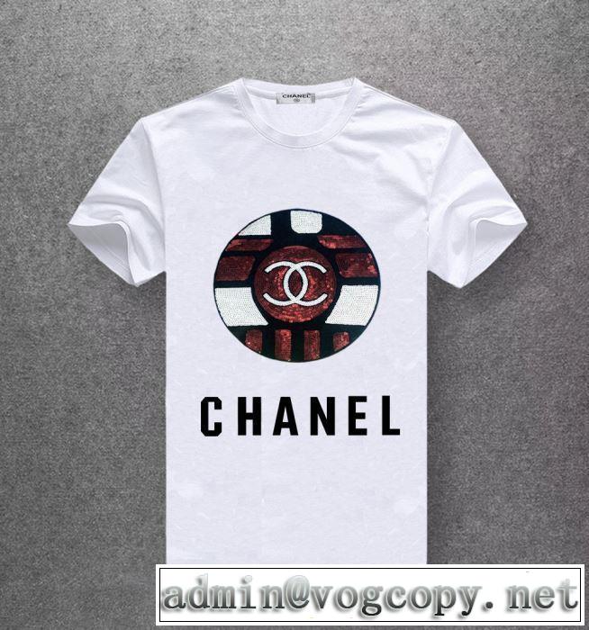 2019春夏も引き続き人気セール CH CH 夏らしい爽やかさ 半袖Tシャツ オシャレな印象に 多色可選