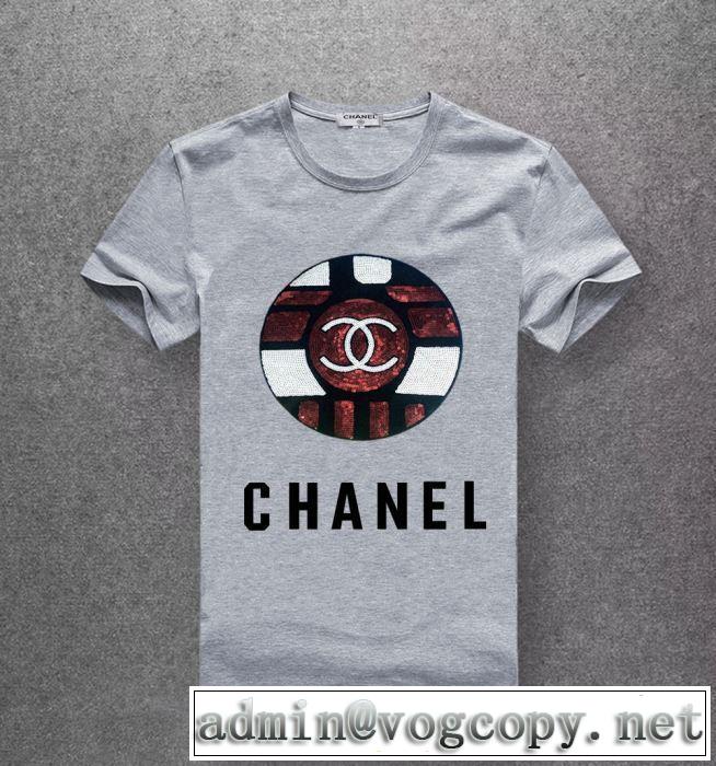 2019春夏も引き続き人気セール CH CH 夏らしい爽やかさ 半袖Tシャツ オシャレな印象に 多色可選