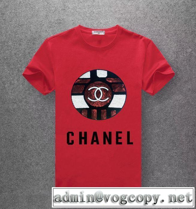2019春夏も引き続き人気セール CH CH 夏らしい爽やかさ 半袖Tシャツ オシャレな印象に 多色可選