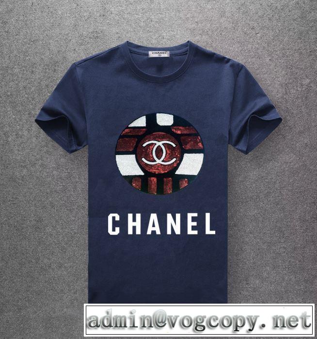 2019春夏も引き続き人気セール CH CH 夏らしい爽やかさ 半袖Tシャツ オシャレな印象に 多色可選