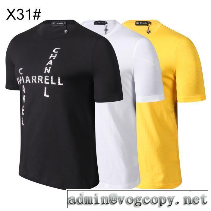 CH CH おしゃれ上級者に挑戦 2019春夏人気トレンドアイテム 半袖Tシャツ 3色可選 春夏らしい華やか