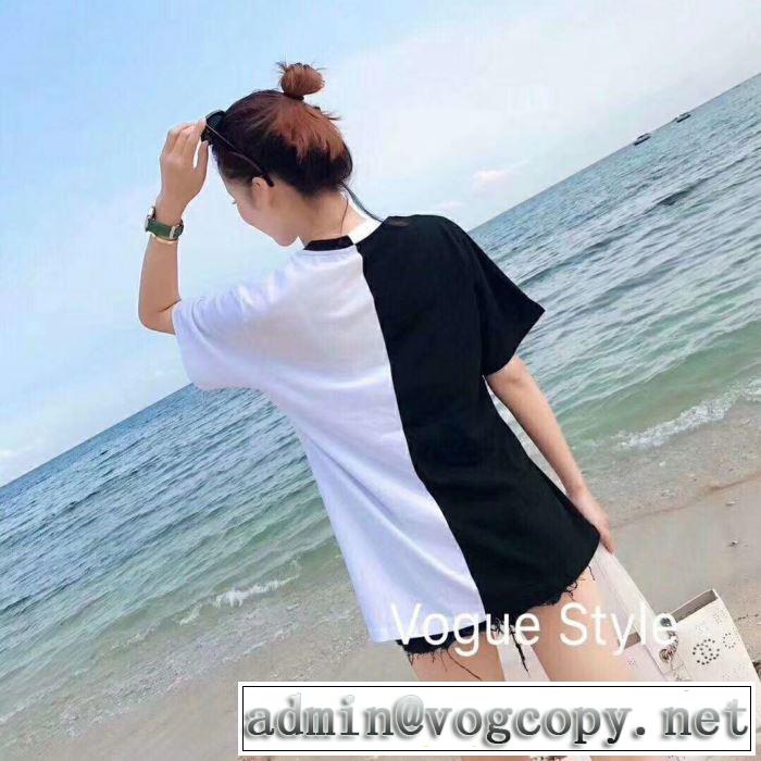 2色可選 デザイン抜群のアイテム CH CH 2019年春夏流行ファッション 半袖Tシャツ ファッションにトレンド
