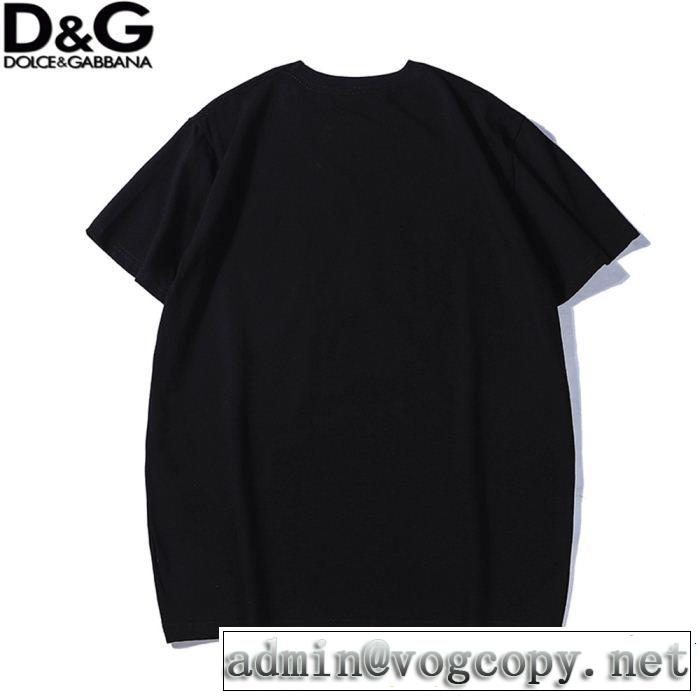夏っぽさ新作アイテム 2019夏色っぽさ Dolce&Gabbana ドルチェ＆ガッバーナ 半袖Tシャツ 2色可選