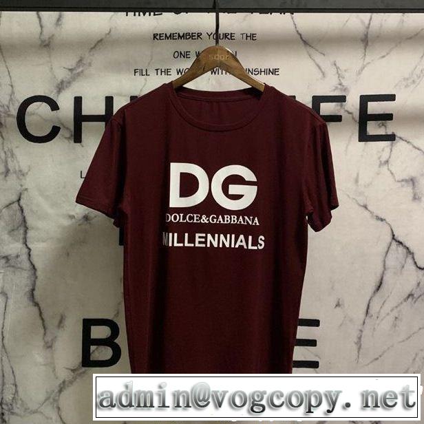 2019年の夏のマスト Tシャツ/ティーシャツ ドルチェ＆ガッバーナ Dolce&Gabbana 2色可選 春夏に役立つカジュアル