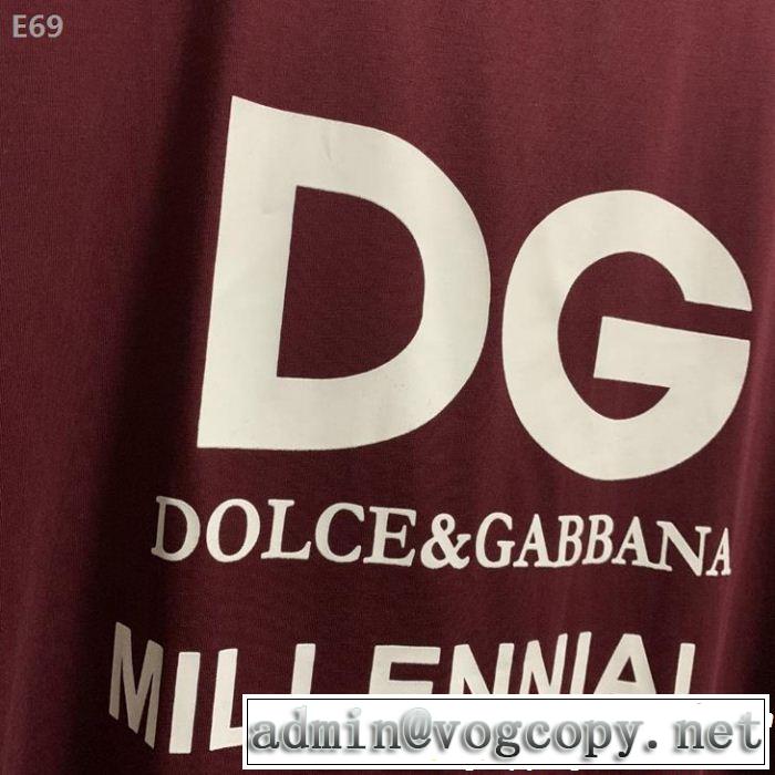 2019年の夏のマスト Tシャツ/ティーシャツ ドルチェ＆ガッバーナ Dolce&Gabbana 2色可選 春夏に役立つカジュアル