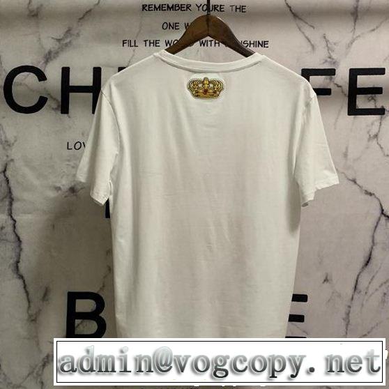 季節をまたい新作アイテム  ドルチェ＆ガッバーナ Dolce&Gabbana 2色可選 Tシャツ/ティーシャツ