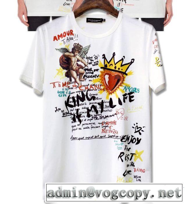Dolce&Gabbana 甘過ぎず大人な印象に Tシャツ/ティーシャツ ドルチェ＆ガッバーナ ぐっと鮮度がアップ