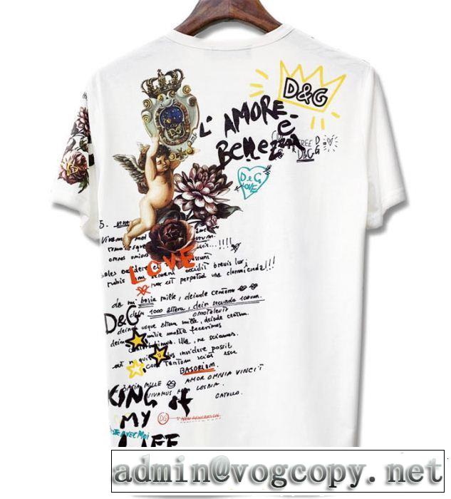 Dolce&Gabbana 甘過ぎず大人な印象に Tシャツ/ティーシャツ ドルチェ＆ガッバーナ ぐっと鮮度がアップ
