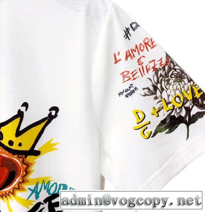Dolce&Gabbana 甘過ぎず大人な印象に Tシャツ/ティーシャツ ドルチェ＆ガッバーナ ぐっと鮮度がアップ