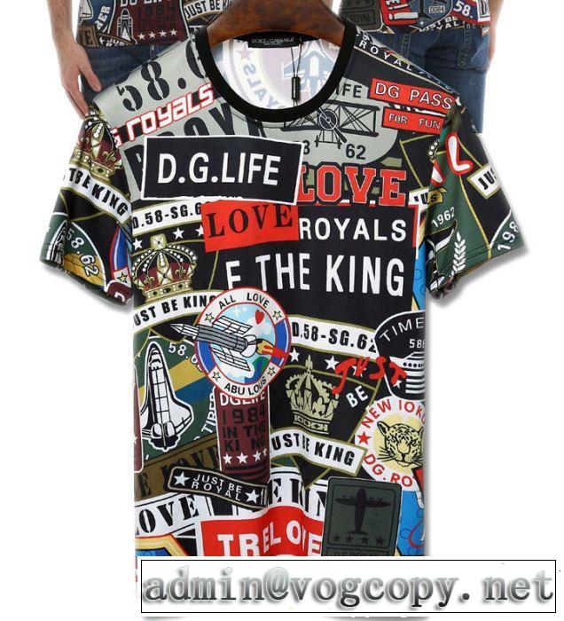 こなれ感を引き立たせ  ドルチェ＆ガッバーナ Dolce&Gabbana大人っぽく見せ新作 Tシャツ/ティーシャツ