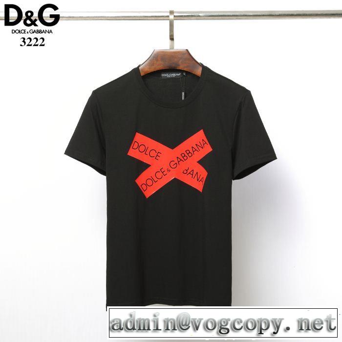 スタイルUPして着こなす Tシャツ/ティーシャツ ドルチェ＆ガッバーナ Dolce&Gabbana 2色可選