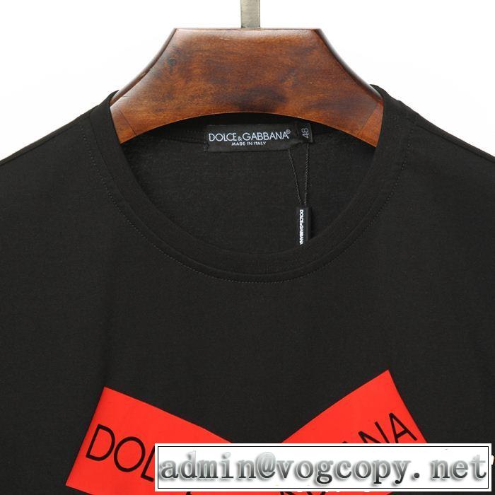 スタイルUPして着こなす Tシャツ/ティーシャツ ドルチェ＆ガッバーナ Dolce&Gabbana 2色可選