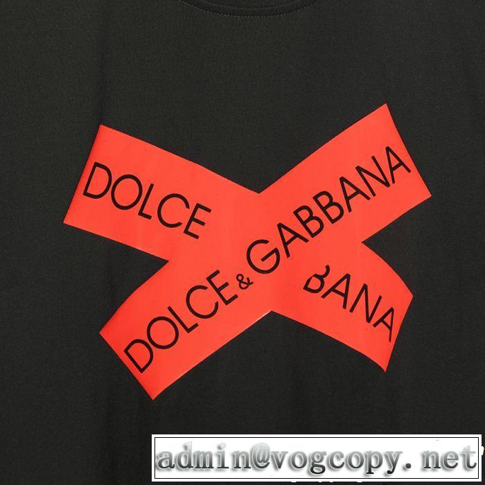 スタイルUPして着こなす Tシャツ/ティーシャツ ドルチェ＆ガッバーナ Dolce&Gabbana 2色可選