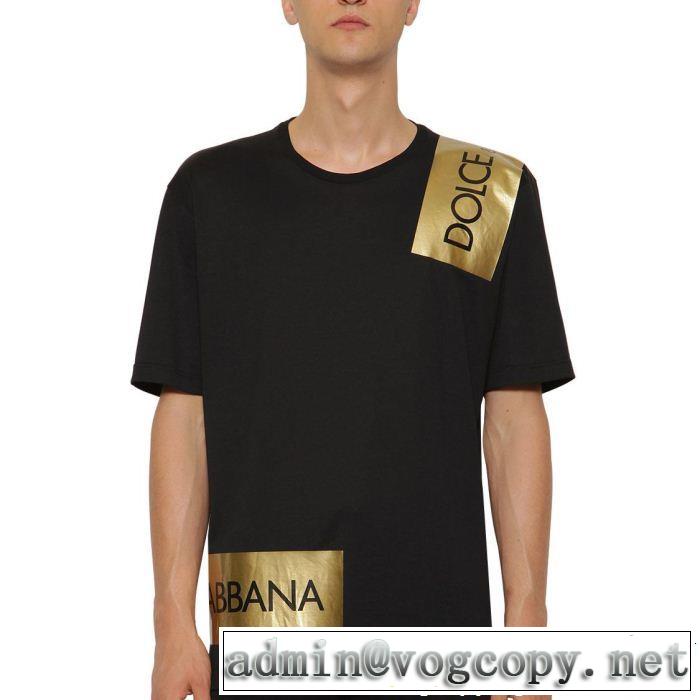  夏にぴったり限定アイテム 2色可選 Tシャツ/ティーシャツ 2019即旬な装いに ドルチェ＆ガッバーナ Dolce&Gabbana 