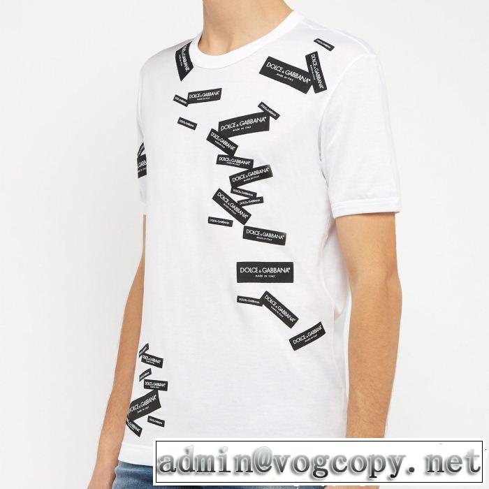  2色可選  今シーズン人気のアイテム Tシャツ/ティーシャツ ドルチェ＆ガッバーナ  季節感をプラス人気商品 Dolce&Gabbana 