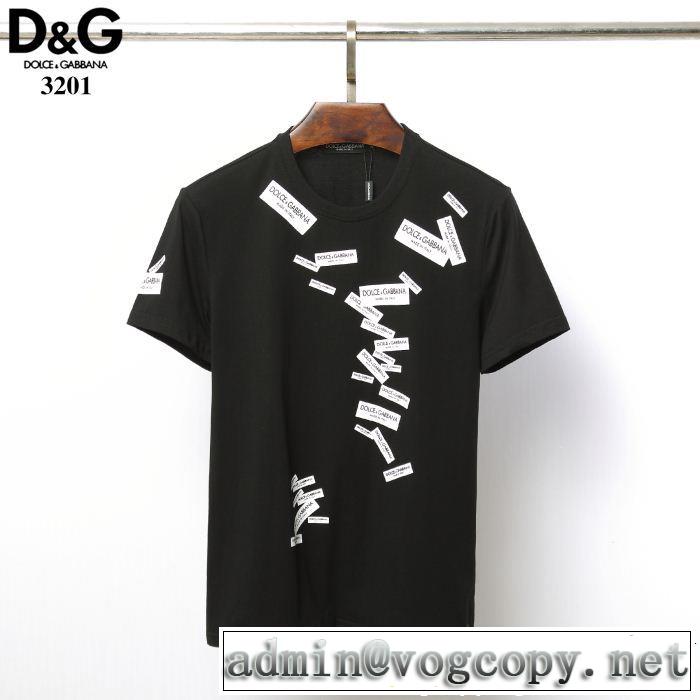 2色可選  今シーズン人気のアイテム Tシャツ/ティーシャツ ドルチェ＆ガッバーナ  季節感をプラス人気商品 Dolce&Gabbana