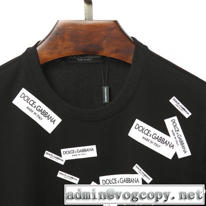 2色可選  今シーズン人気のアイテム Tシャツ/ティーシャツ ドルチェ＆ガッバーナ  季節感をプラス人気商品 Dolce&Gabbana