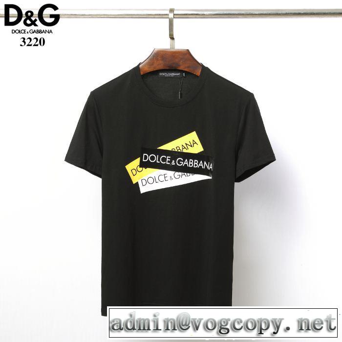 目を引く存在感抜群Dolce&Gabbana  魅力的な今年らしい Tシャツ/ティーシャツ ドルチェ＆ガッバーナ  3色可選