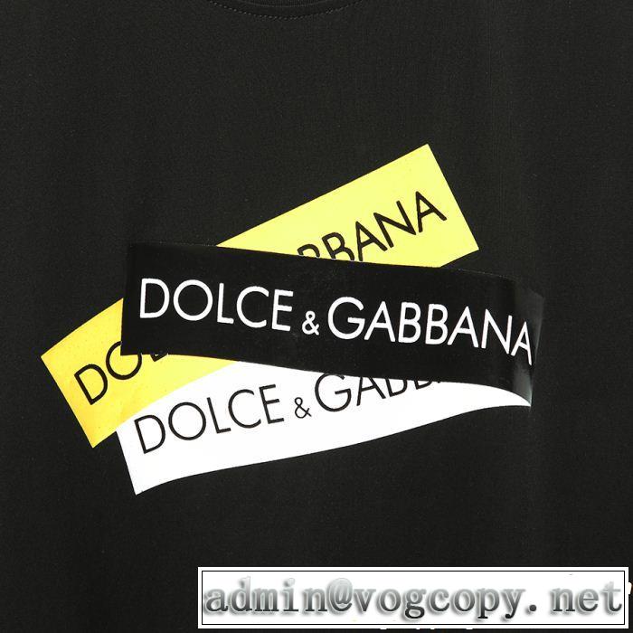 目を引く存在感抜群Dolce&Gabbana  魅力的な今年らしい Tシャツ/ティーシャツ ドルチェ＆ガッバーナ  3色可選